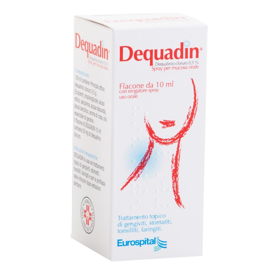 Eurospital Dequadin Spray Mucosa Orale 10ml 0,5%