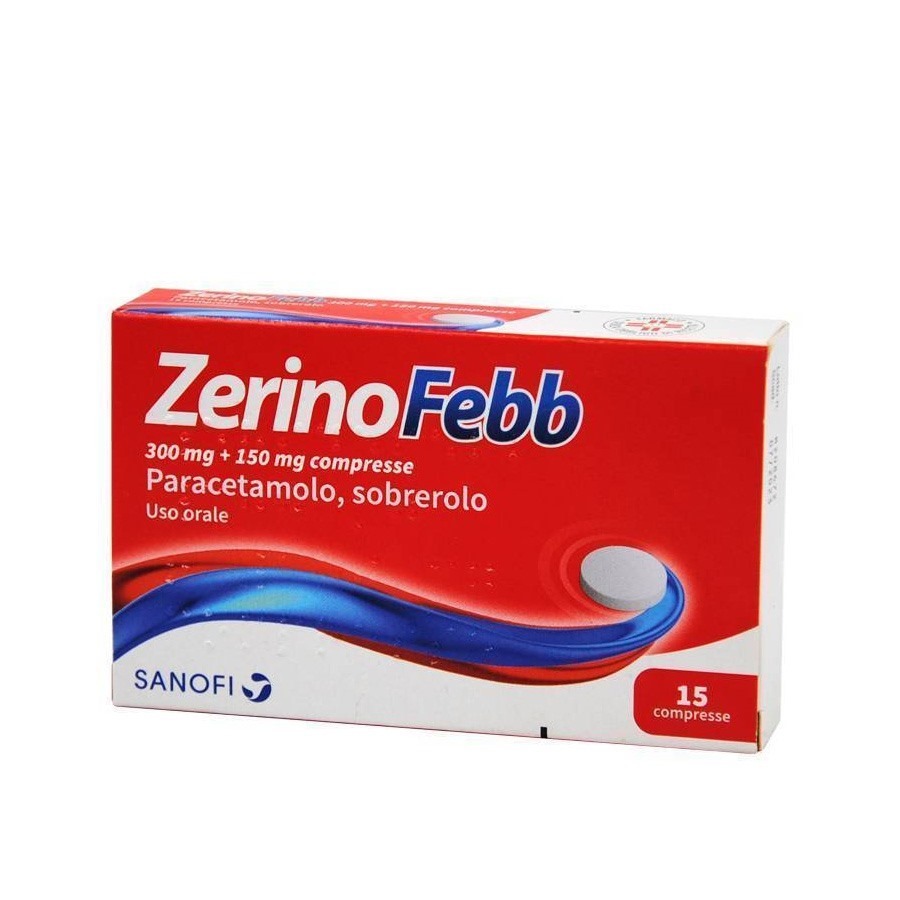 Sanofi Zerinofebb Adulti 15 Compresse 300+150MG