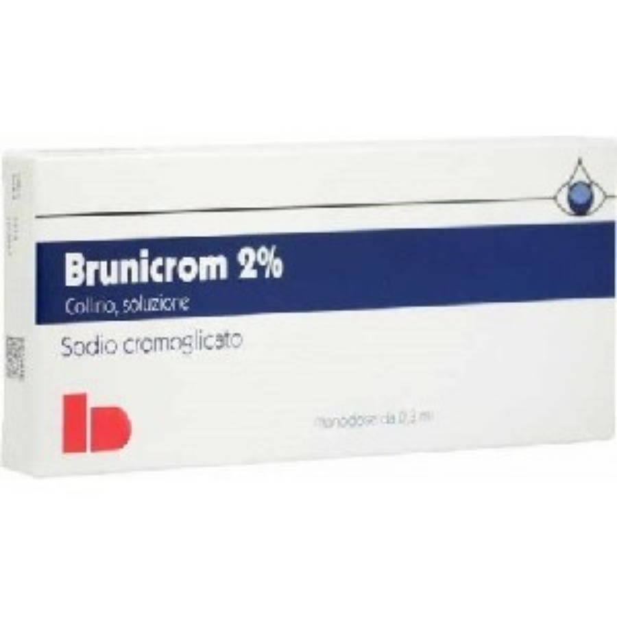 Bruschettini Brunicrom Collirio 20 Contenitori Monodose 0,3Ml 2%