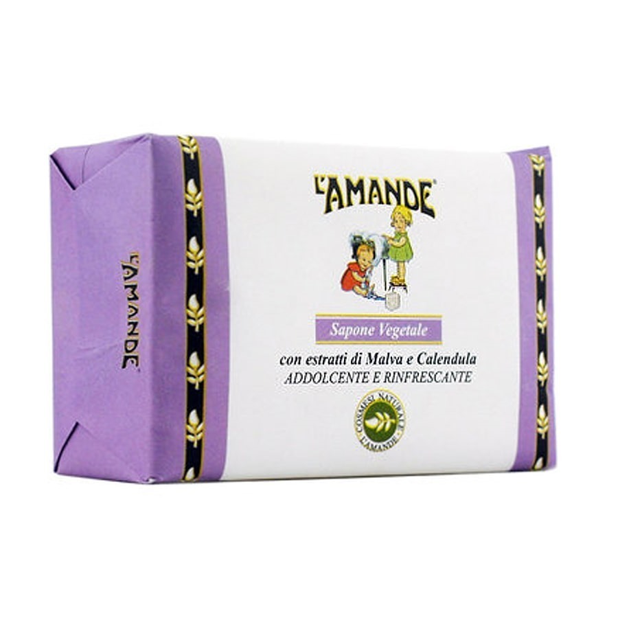 Amande Sapone Vegetale con Estratti di Malva e Calendula 200G - ZERO SPRECHI