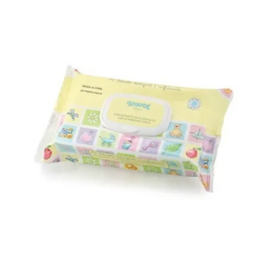 Amande Enfant Salviettine Detergenti 72 Pezzi - ZERO SPRECHI