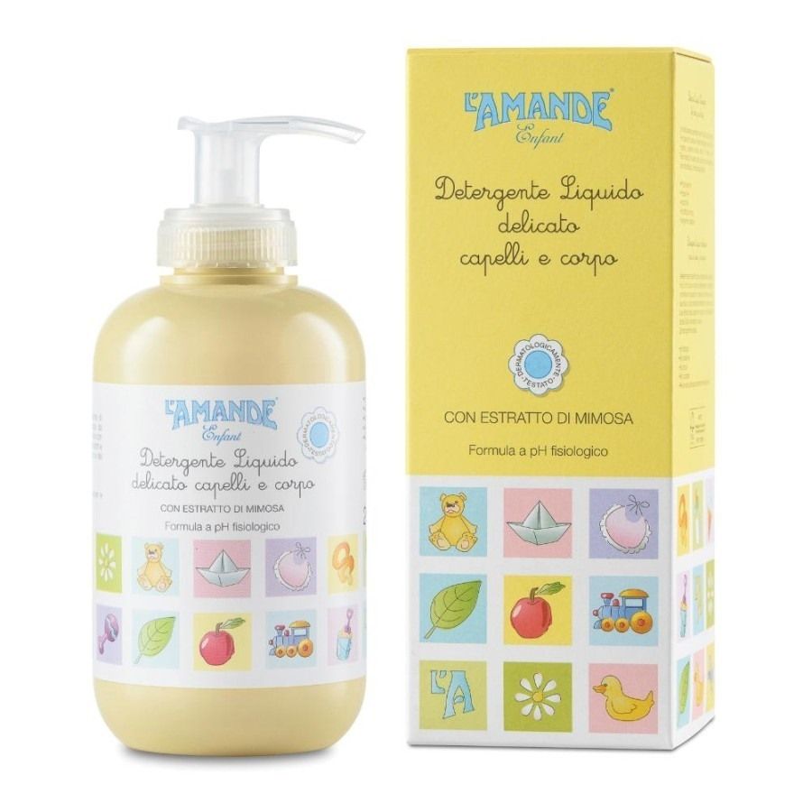 Amande Enfant Detergente Liquido Delicato Corpo e Capelli 250ml - ZERO SPRECHI