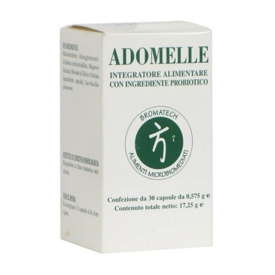 Bromatech Adomelle Integratore con Fermenti Lattici 30 Compresse