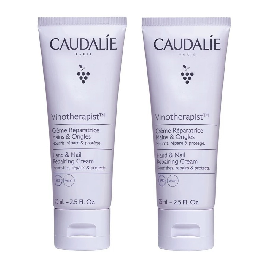 Caudalie Vinotherapist Duo Crema Riparatrice Mani e Unghie 2 Confezioni da 75ml