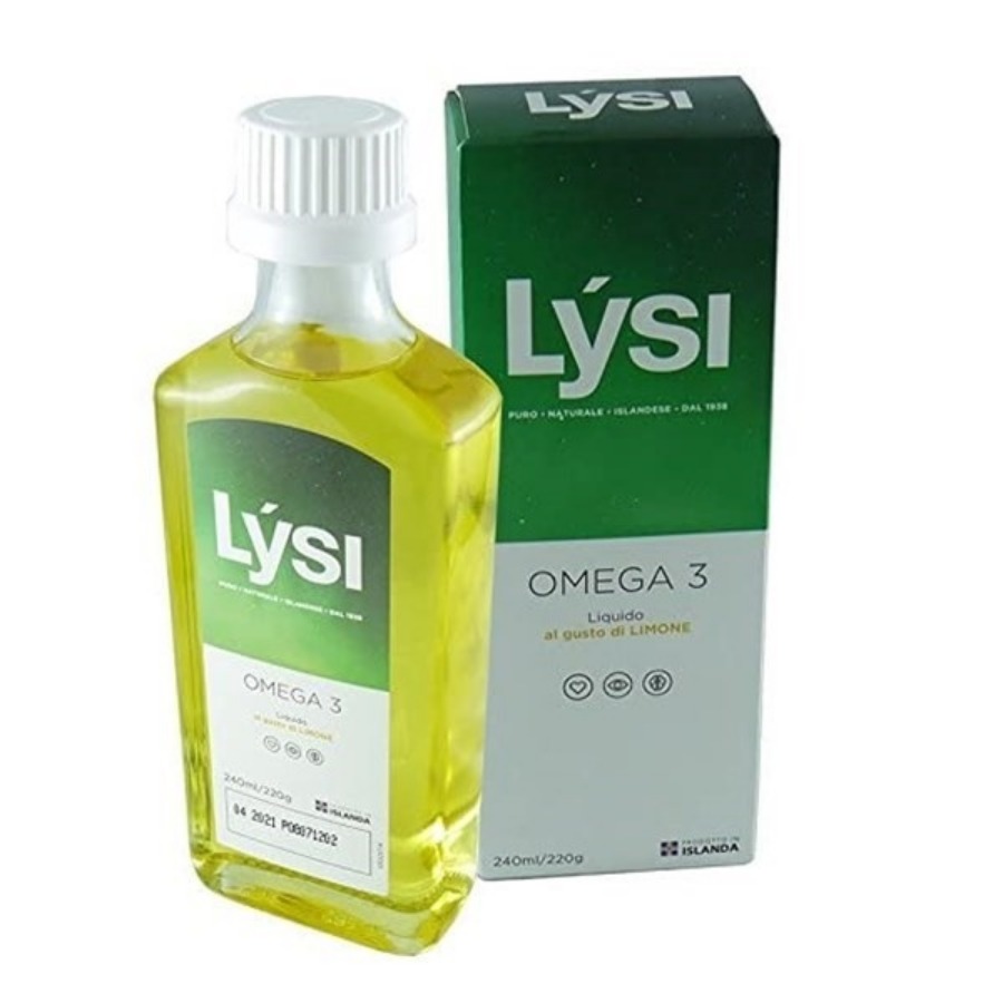Lysi Omega 3 Liquido Gusto Limone 240ml - ZERO SPRECHI - SCADE 31/05/2023