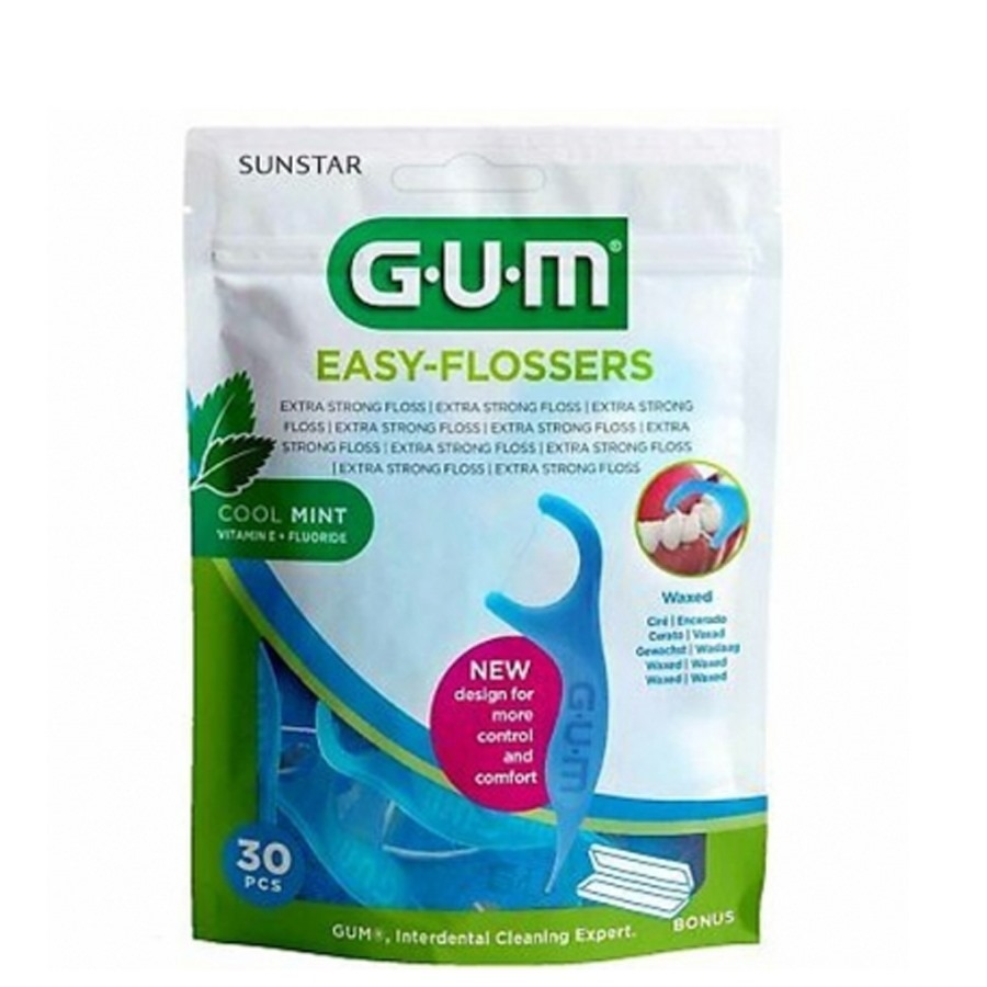 Gum Easy Flossers Forcella 30 Pezzi