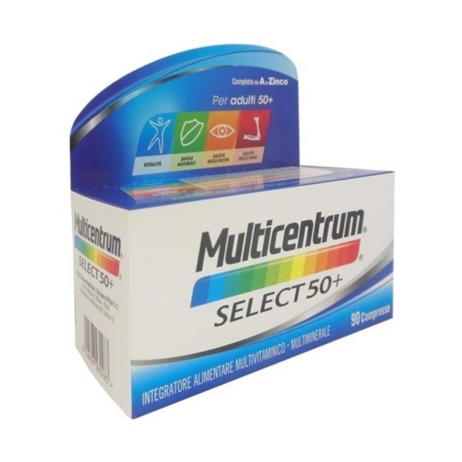 Multicentrum Select 50+ Integratore 90 Compresse - ZERO SPRECHI - SCADE 31/03/2023