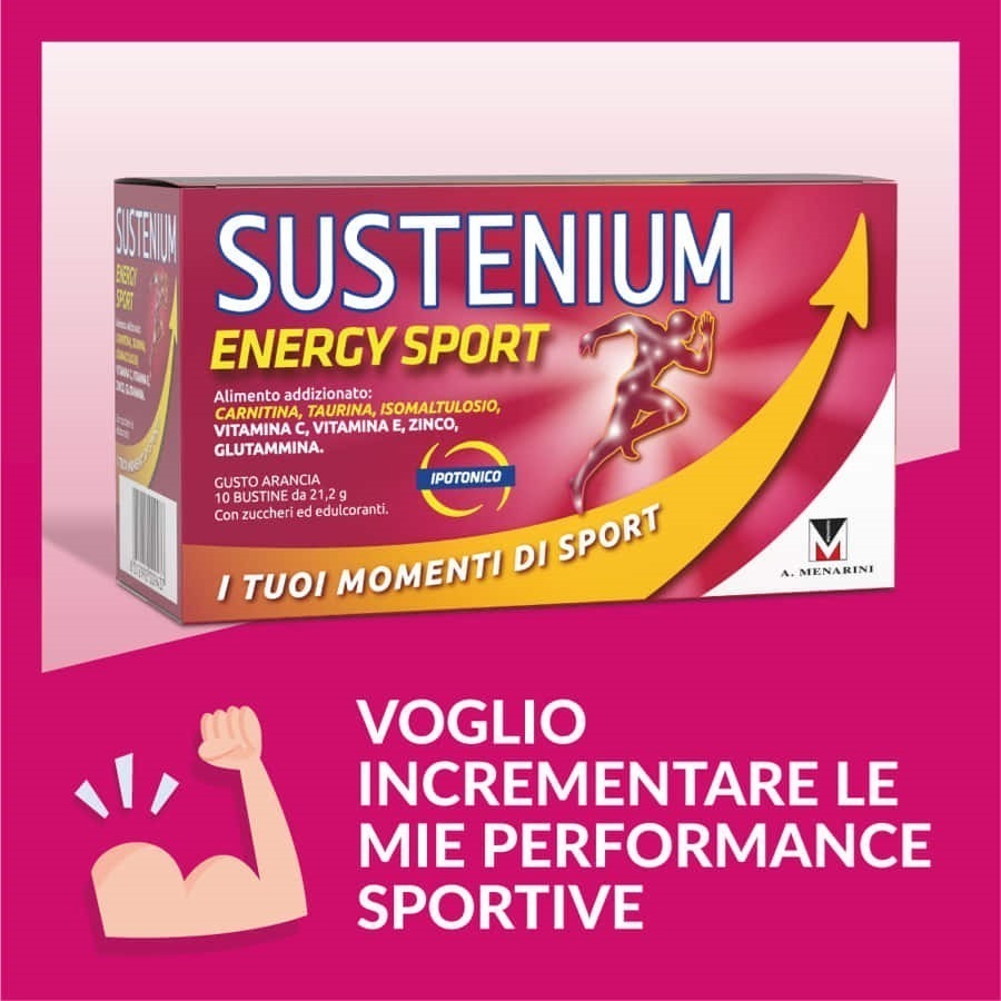 Sustenium Energy Sport 10 Bustine