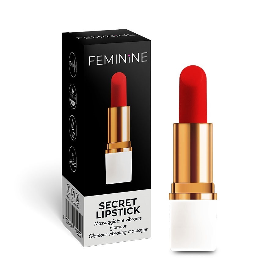 Feminine Secret Lipstick Massaggiatore Vibrante Vibratore Sex Toy