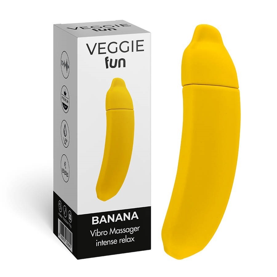 Veggie Fun Banana Massaggiatore Vibrante Vibratore Sex Toy