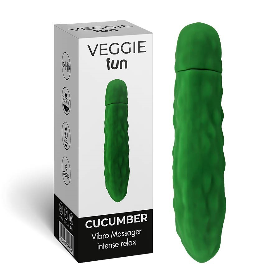 Veggie Fun Cucumber Massaggiatore Vibrante Vibratore Sex Toy