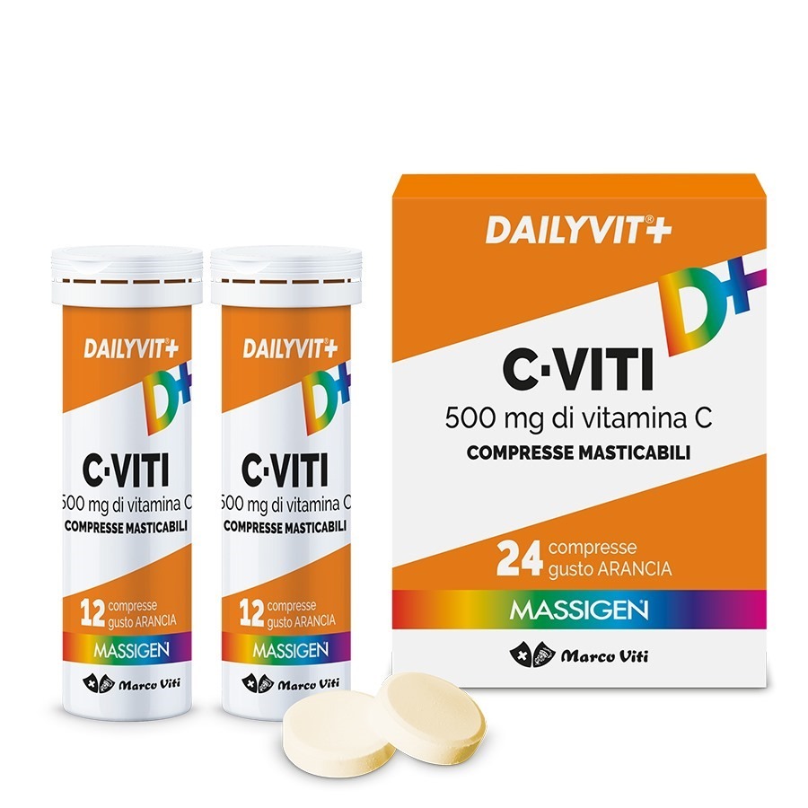 Massigen Dailyvit+ C-Viti 500mg 24 Compresse