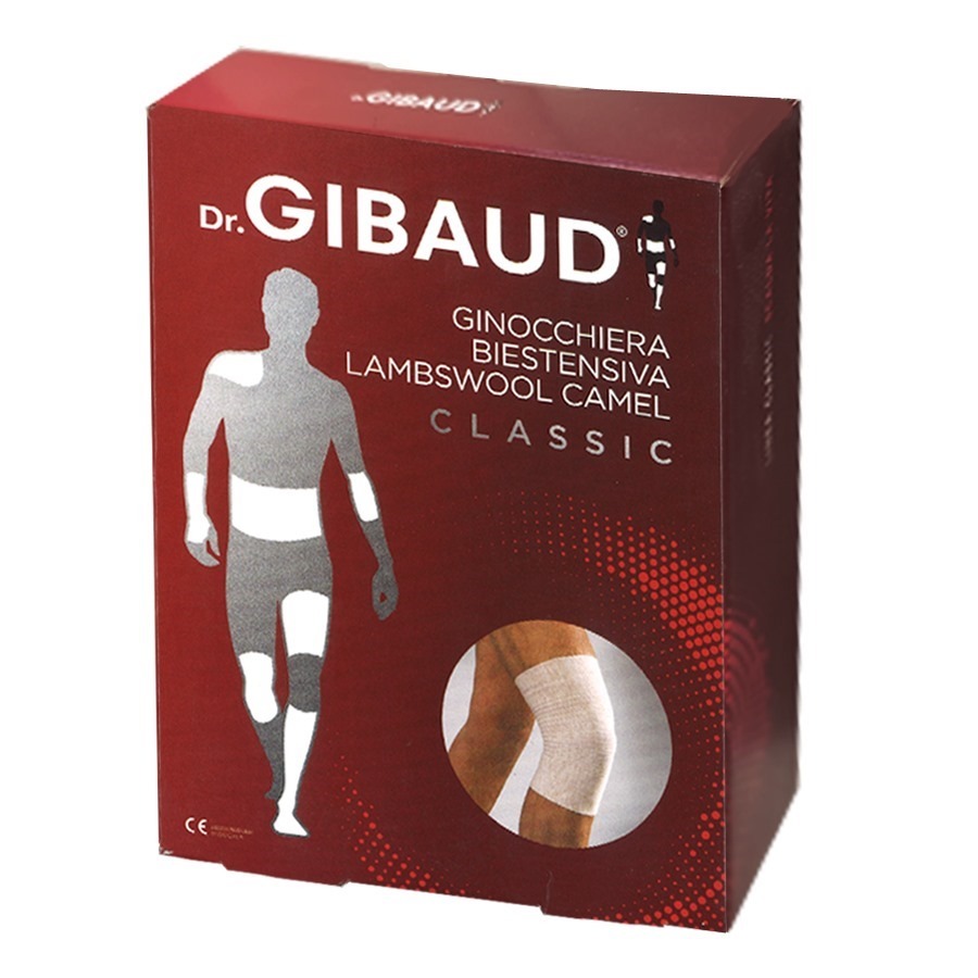 Dr. Gibaud Ginocchiera biestensiva lambswool Camel taglia 2 da 36 a 39 cm