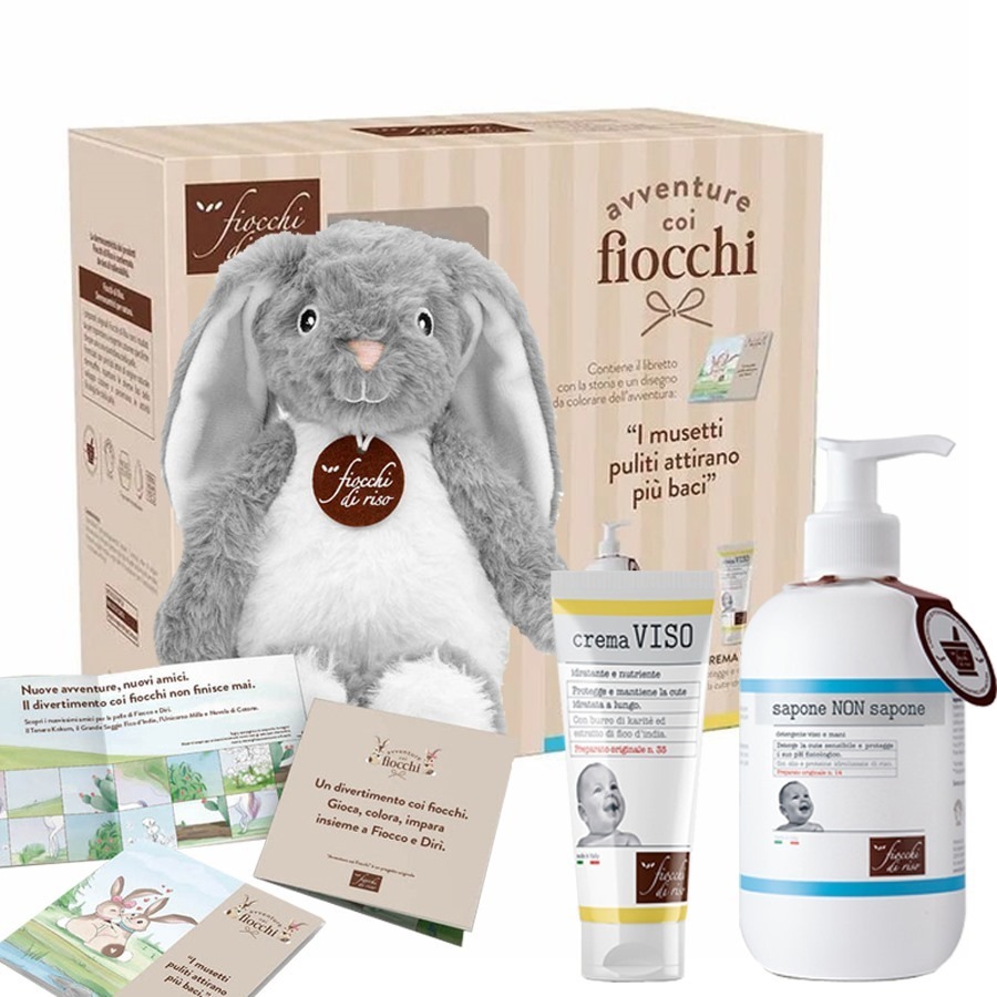 Fiocchi di Riso Cofanetto Detersione con Peluche IN REGALO!