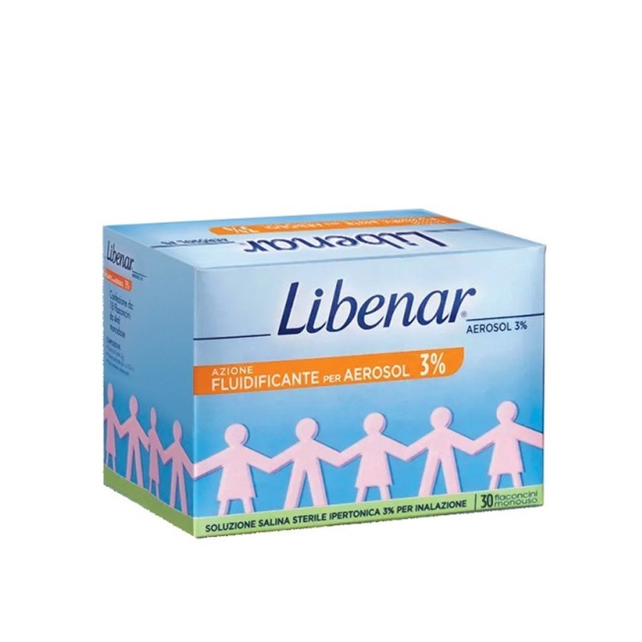 Libenar Soluzione Salina Sterile Ipertonica 3% 30 Flaconcini a solo € 10,01  -  - Gli Specialisti del Benessere