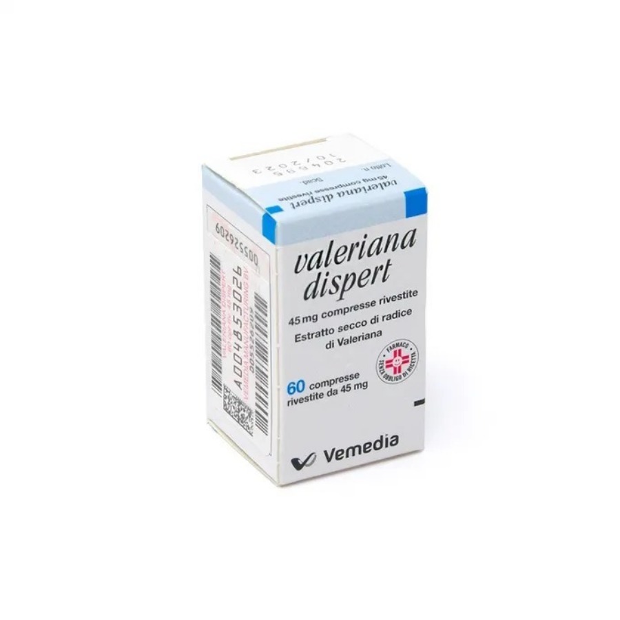 Vemedia Valeriana Dispert 60 Compresse Rivestite 45MG