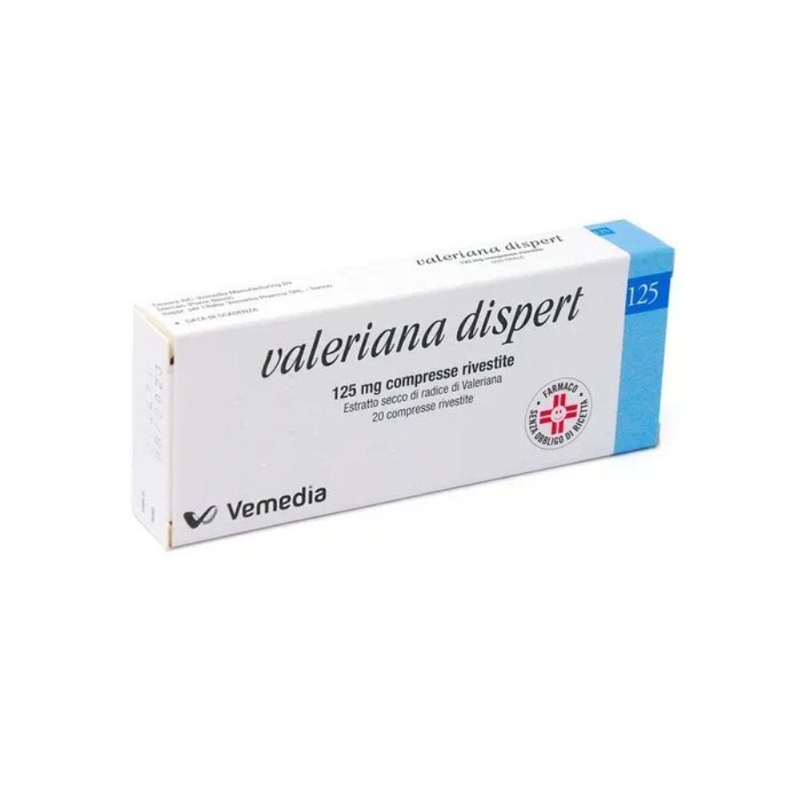 Vemedia Valeriana Dispert 20 Compresse 125MG