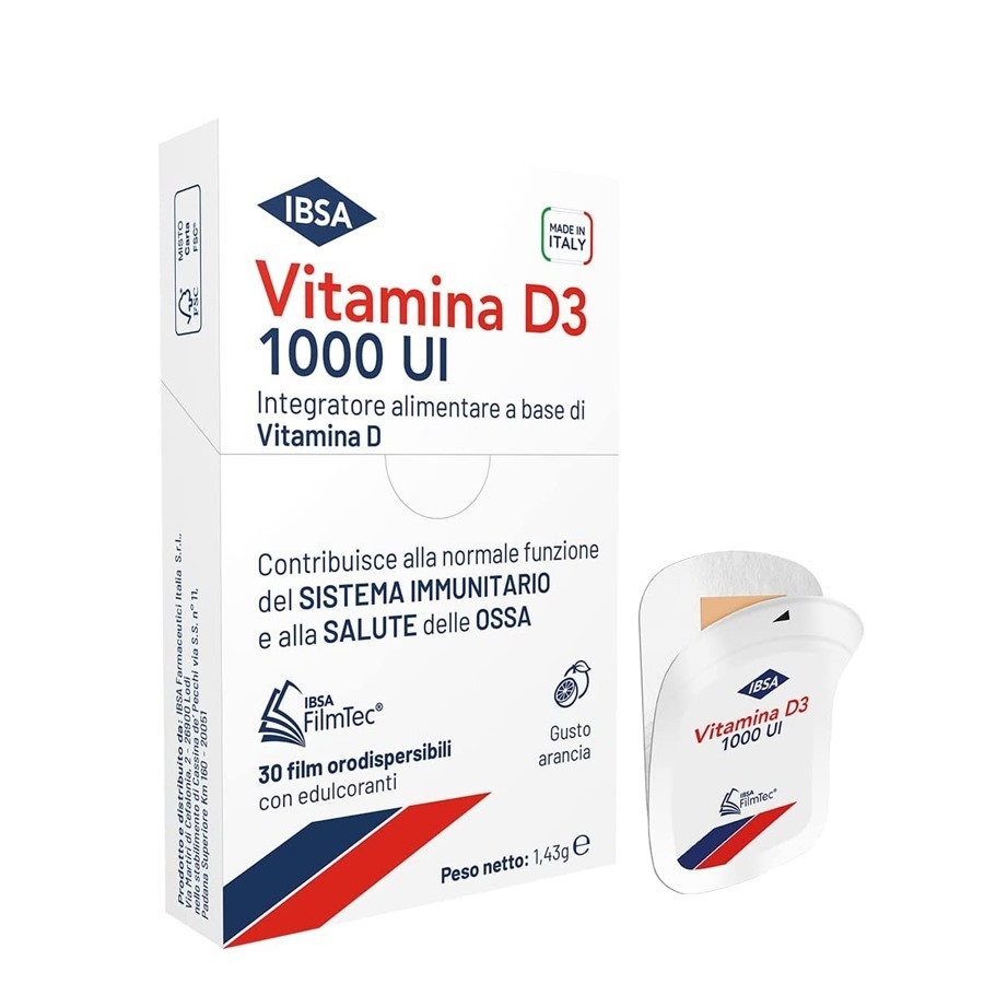 Ibsa Vitamina D3 1000UI 30 Film Orodispersibili