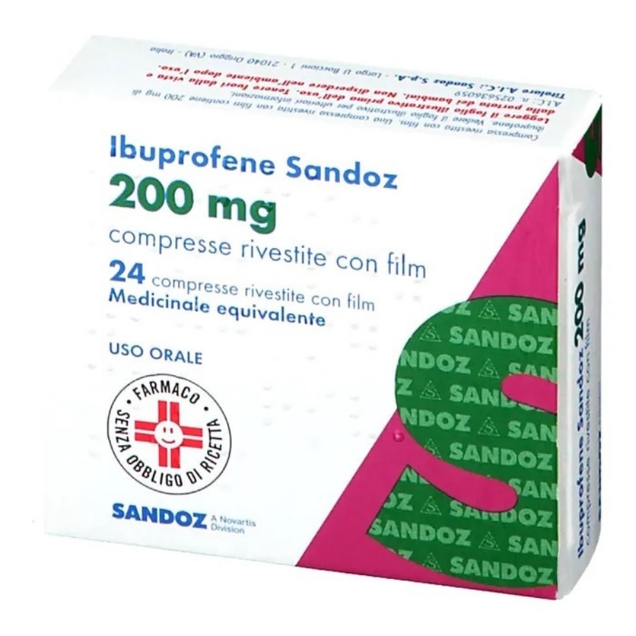 Sandoz Ibuprofene 200Mg 24 Compresse Rivestite