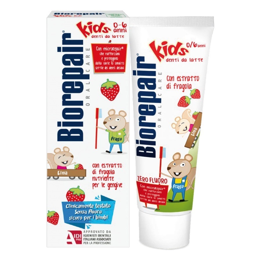 Biorepair Junior Dentifricio Gusto Fragola 50ml