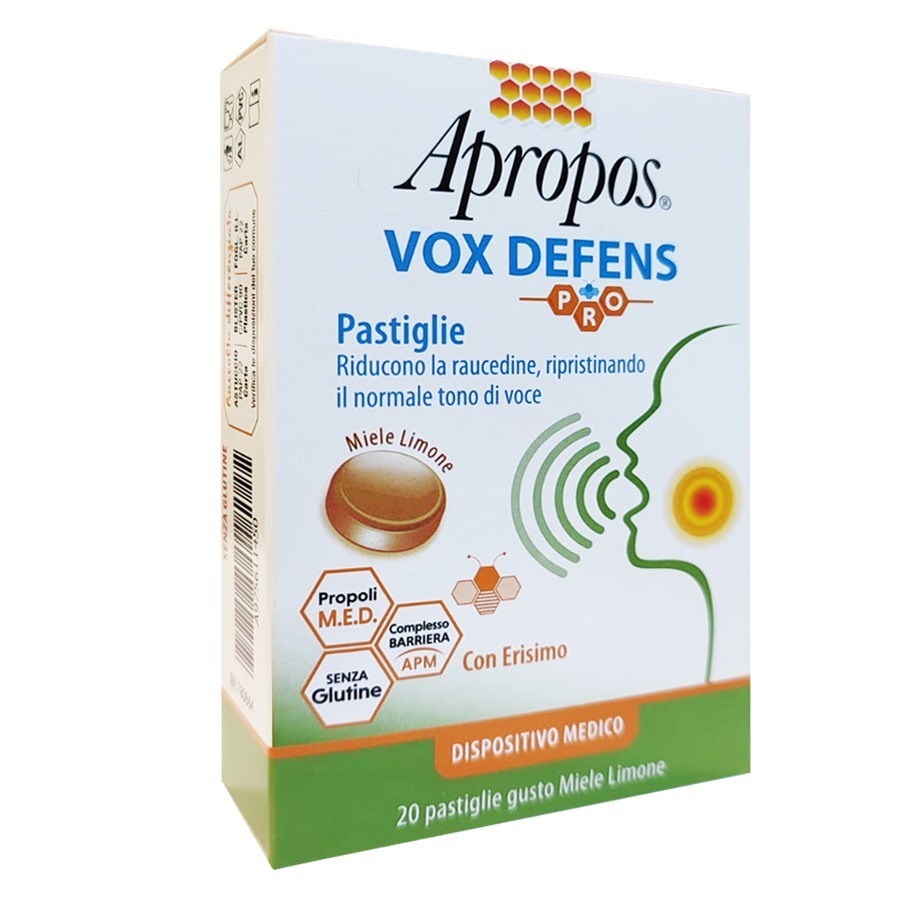 Apropos Vox Defens 20 Pastiglie Miele e Limone