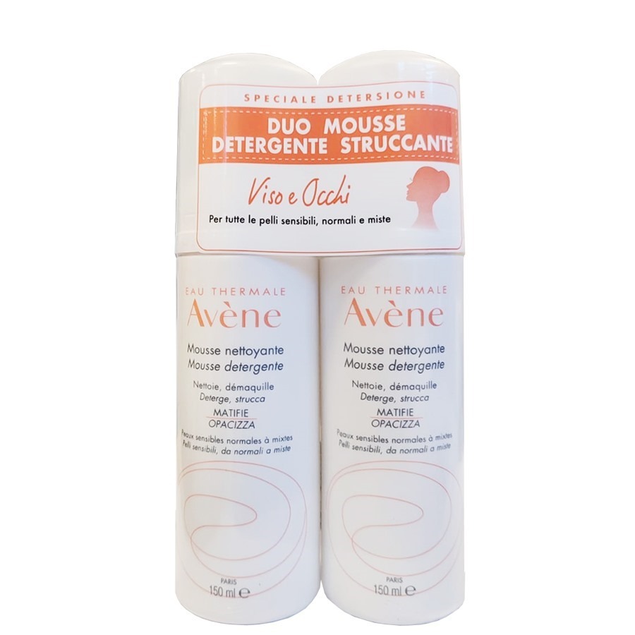 Avene Duo Mousse Detergente Due Confezioni da 150ml