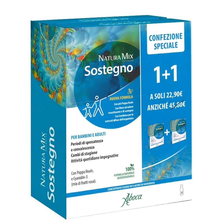 Aboca Natura Mix Sostegno 20 Flaconcini