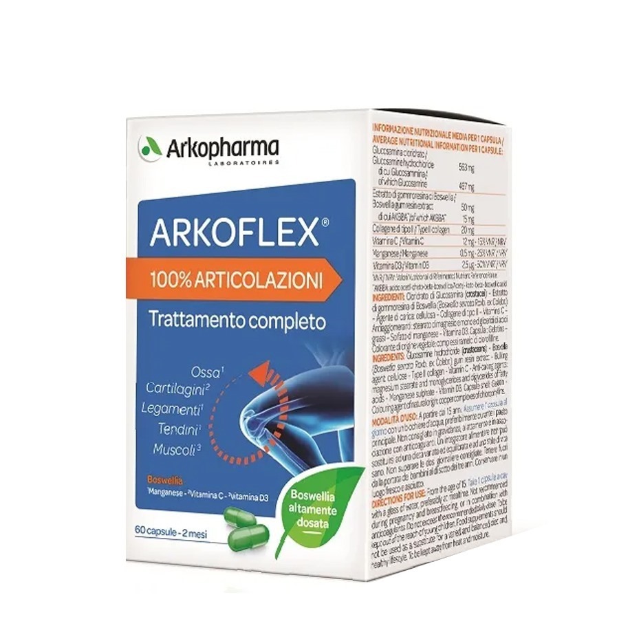 Arkopharma Arkoflex 100% Articolazioni 60 Capsule