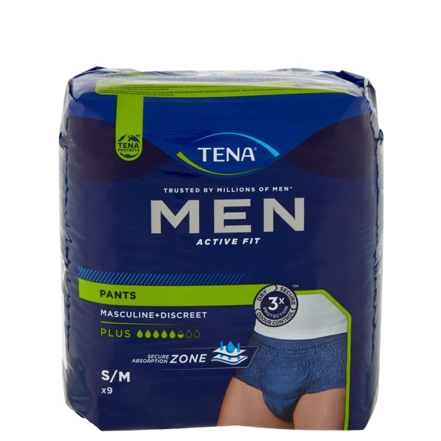 Tena Men Pants Plus S/M 9 Pezzi