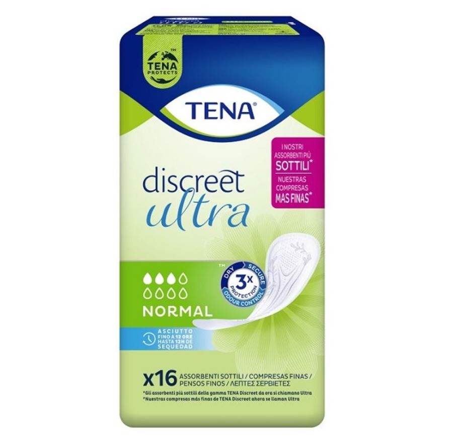 Tena Discreet Ultra Normal 16 Pezzi