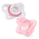 Chicco PhysioForma Gommottino Ciuccio Silicone Rosa 2-6 Mesi Confezione 2 Pezzi