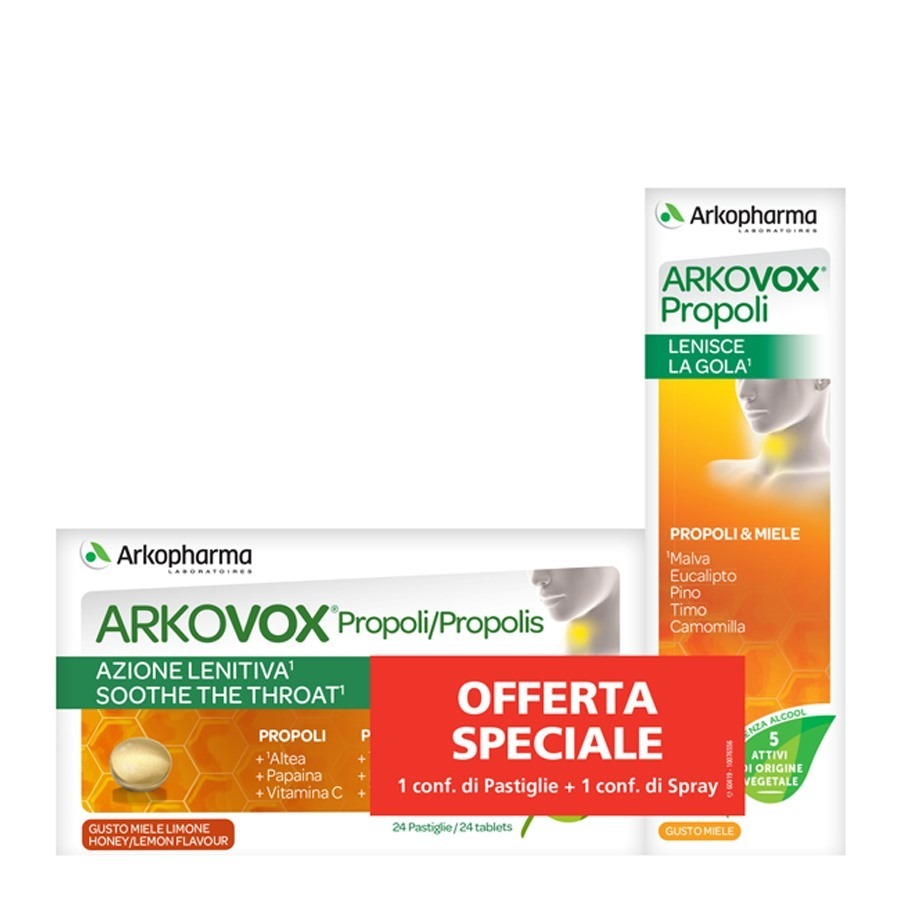 Arkopharma Arkovox 24 Pastiglie e Spray 30ml