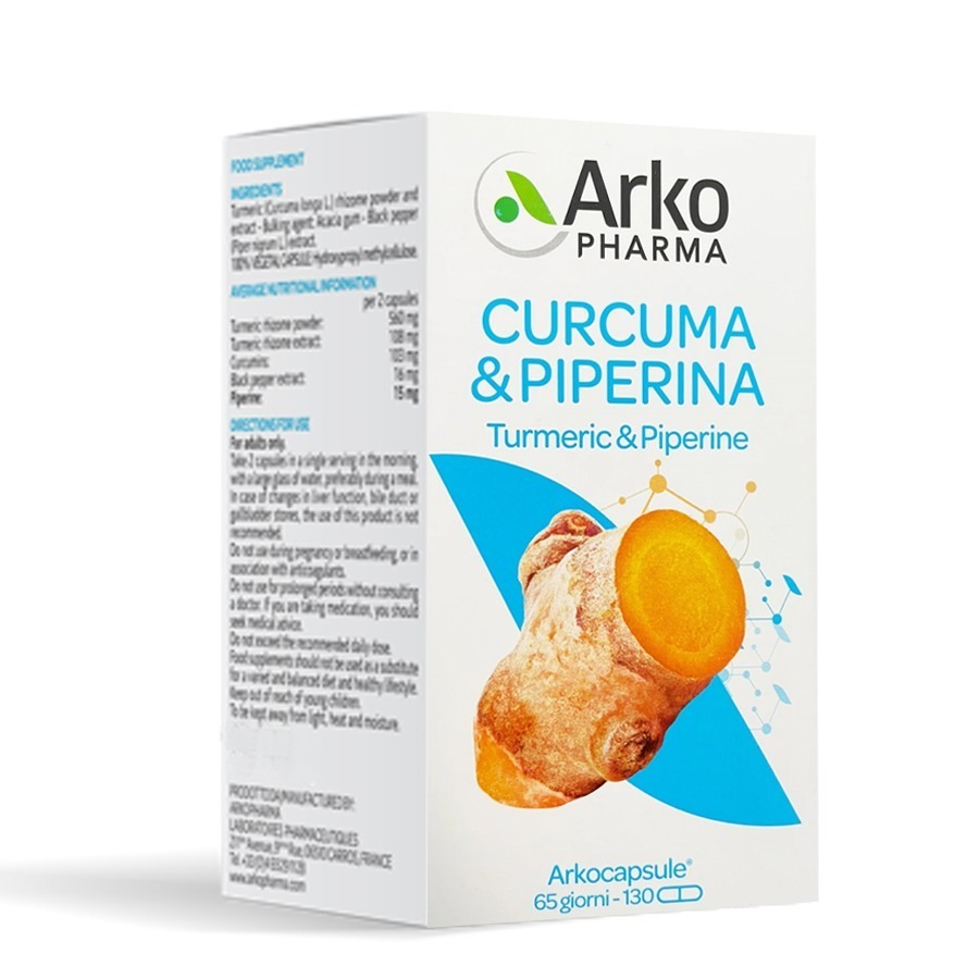 Arkopharma Curcuma e Piperina 130 Capsule