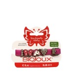 Biojoux Braccialetto Silicone Glitter Fucsia