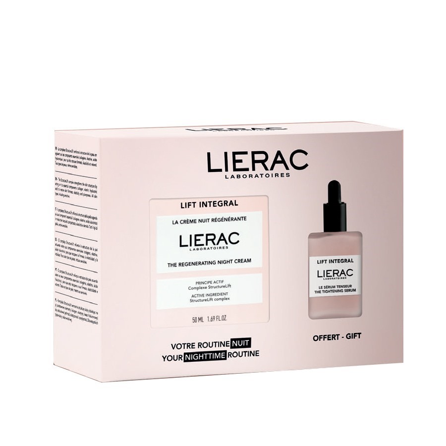 Lierac Cofanetto Lift Integral Notte con Crema notte rigenerante 50ml + siero tensore 15ml