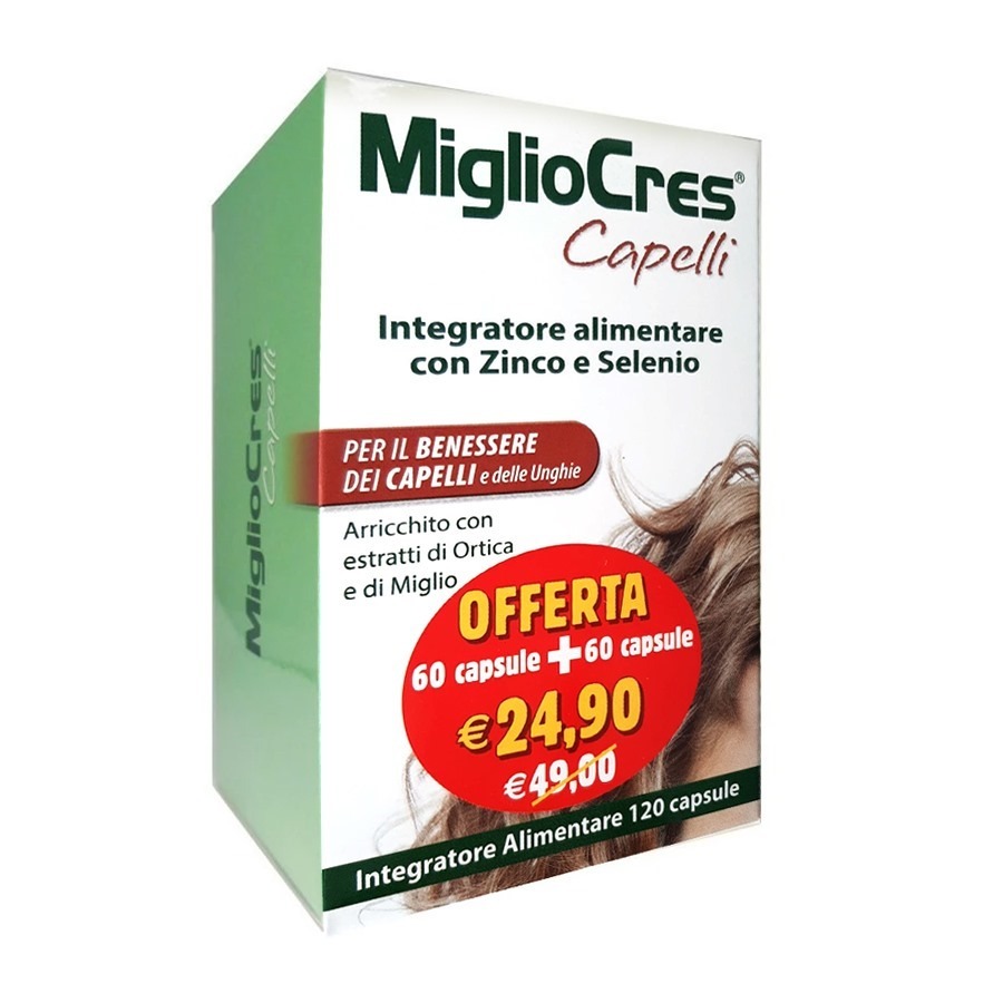 Migliocres Capelli 60 + 60 Compresse PROMO