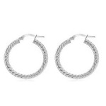 Biojoux Orecchini BJT 990 Braided Hoop