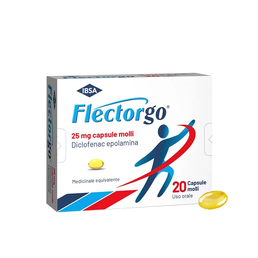 Flectorgo 25mg 20 Capsule mollli