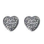 Biojoux Orecchini BJT256 Heart Pave Crystals 10MM