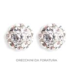 Inverness Orecchini 578c Fireball Cristallo 4mm