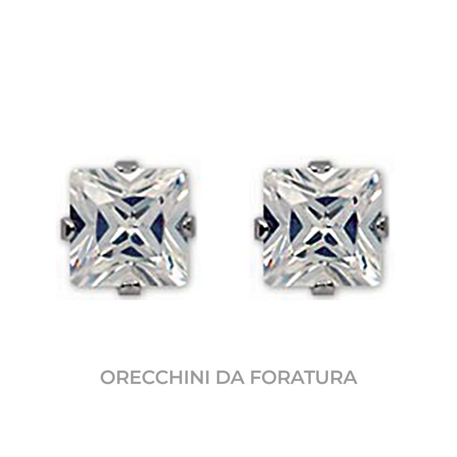 Inverness Orecchini 53 Tiffany Mini Zircone Cubico 2MM