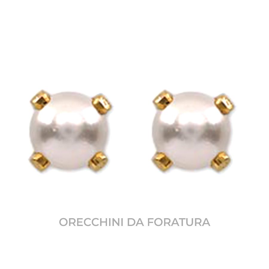 Inverness Orecchini 40 Tiffany Perla 4mm Placcato Oro a solo € 11,68 -   - Gli Specialisti del Benessere