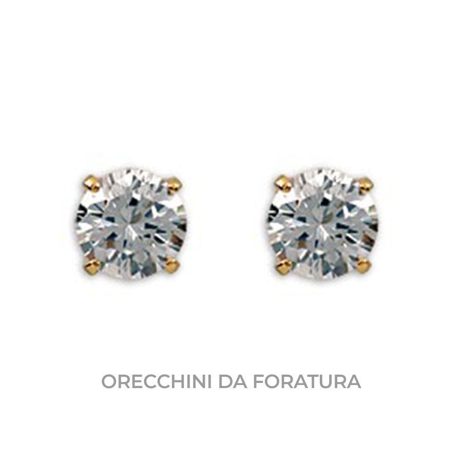 Inverness Orecchini 32 Tiffany Medio Zircone Cubico 3mm