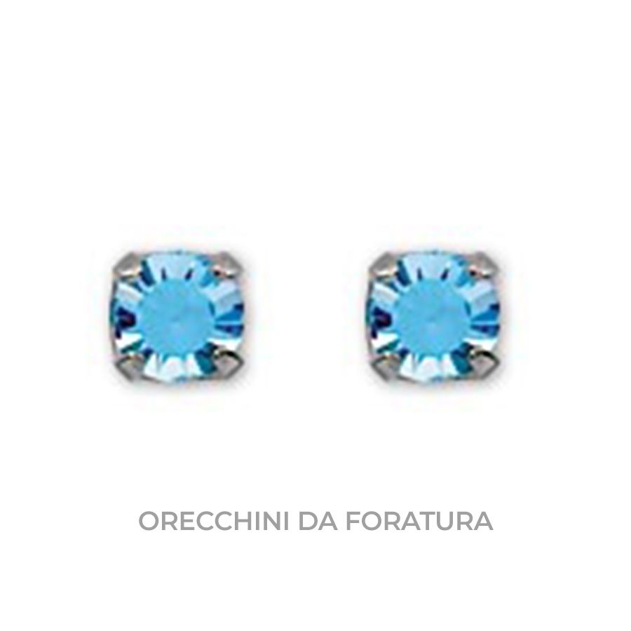 Inverness Orecchini 173 Tiffany Acquamarina 3mm