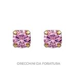 Inverness Orecchini 39 Tiffany Medio Zircone Rosa 3mm