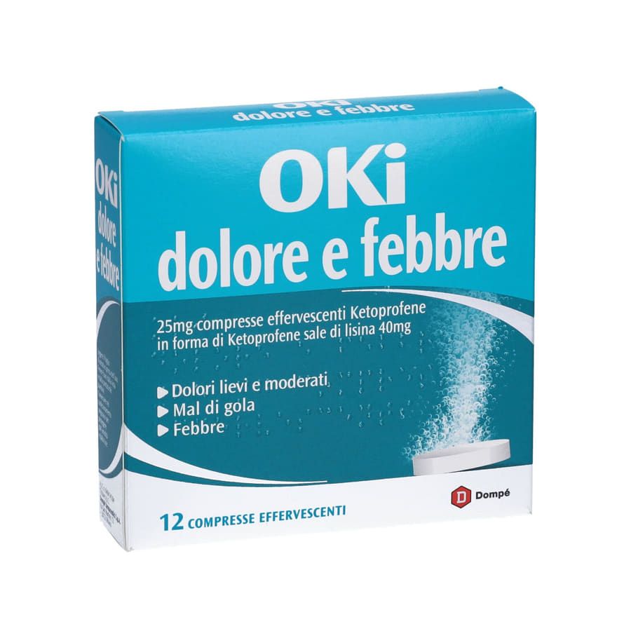 Oki Dolore e Febbre 12 compresse effervescenti