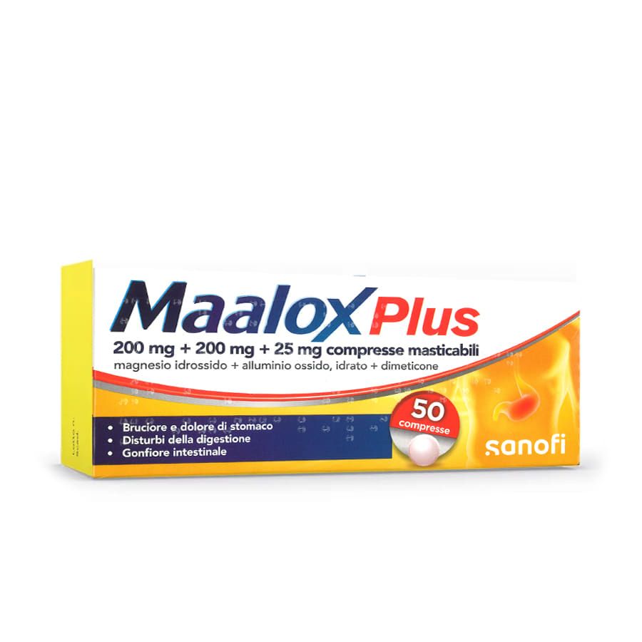 Maalox Plus 50 compresse masticabili     