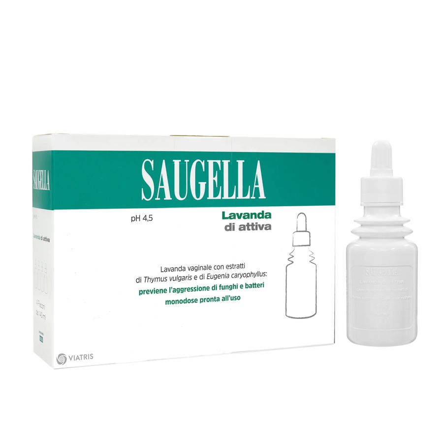 Saugella Lavanda Vaginale Attiva 4x140ml