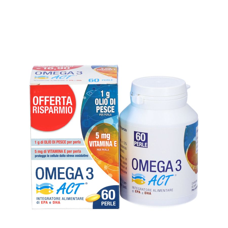 Omega 3 Act 60 Perle 1GR Olio di Pesce