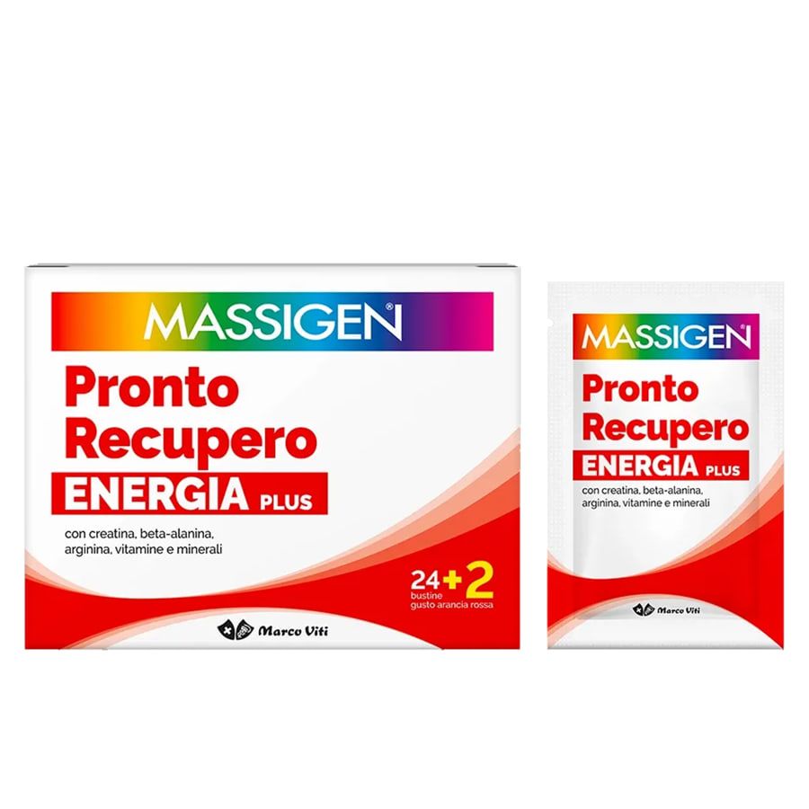 Massigen Pronto Recupero Energia Plus 24 Bustine + 2 Bustine IN OMAGGIO